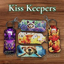 Kiss Keepers - Bálsamo labial / Soporte para lápiz labial Accesorios - Perfecto para cartera/bolsa
