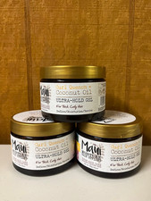 3 Maui Moisture Hair Styling Curl Quench Coconut Oil Ultra-Hold Gel 12 Oz. Each