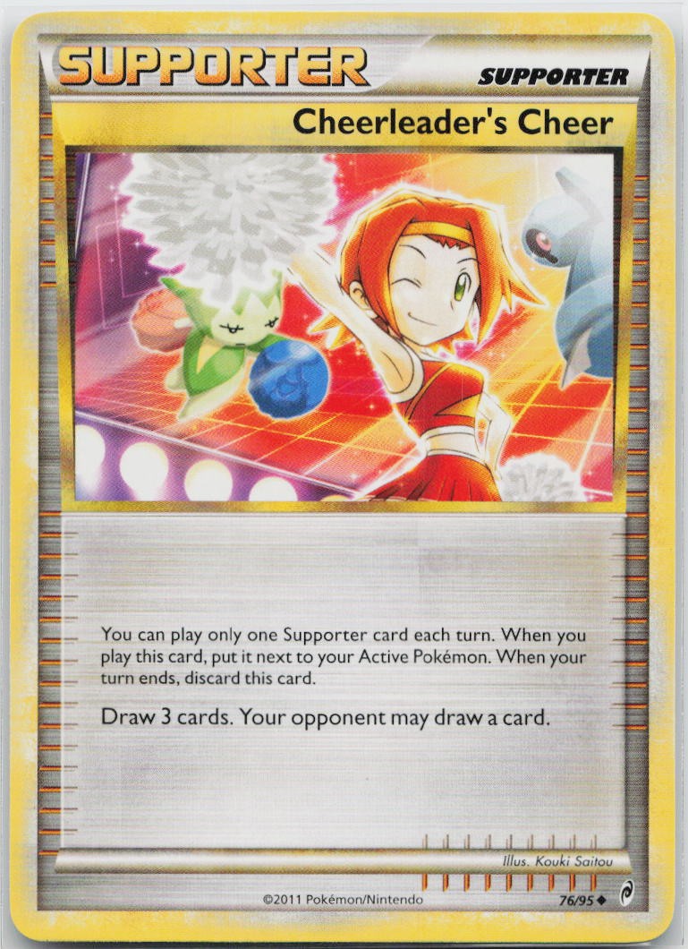 Cheerleader's Cheer Uncommon Unleashed 71/95 Pokemon TCG