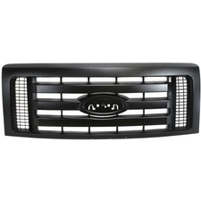 Grille Assembly For Ford F-150 2009-2012 Xl Models Textured Gray