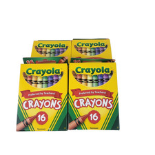Crayola Crayons Classic 16 Colors 16 Pack x 4 Packs 64 Total Crayons 52-3016 New