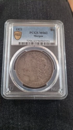 1921 Morgan Silver Dollar TONER Ms62