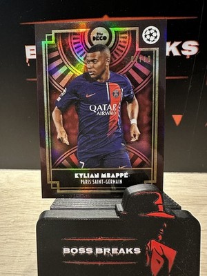 Kylian Mbappé 2023-24 Topps Deco UCL /10 #02/10 PSG France RARE LOW NUMBER