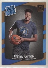 2017-18 Panini Donruss Rated Rookies Justin Patton #185 07rd