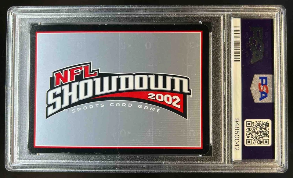 2001 NFL Showdown 1st Edition Ray Lewis #37 Ravens PSA 9 - Image 2 of 2