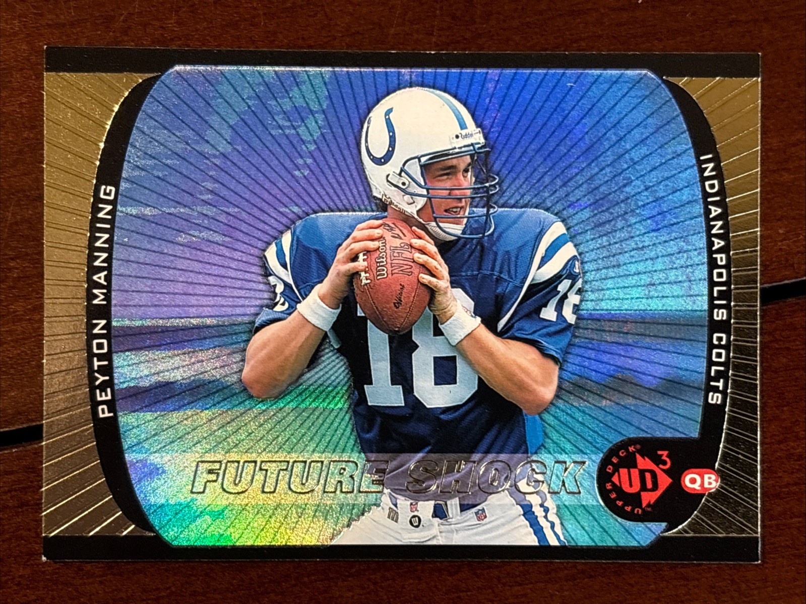1998 UD3 Upper Deck Peyton Manning Rookie Future Shock #181 Colts RC