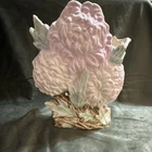 McCoy Pottery Chrysanthemum Figural Vase. Has original foil sticker