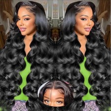 Glueless Wigs Human Hair Pre Plucked Pre Cut 4x4 Body Wave Lace Front Wigs