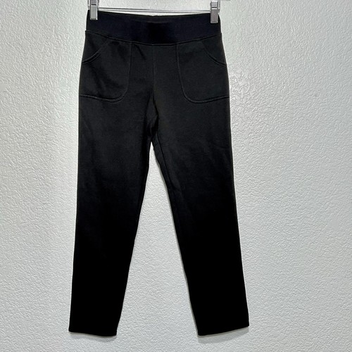 New Athletic Works Youth M(7-8) Fleece Pants Black Jogger Style Stretch Pockets - Picture 2 of 7