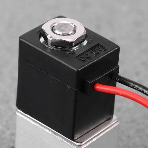 DC 12V 1/4 Inch Normally Closed Solenoid Valve for Air and Water Control - Picture 2 of 11