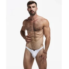 NWT N2N Bodywear Locker Room Thong Underwear Sz M