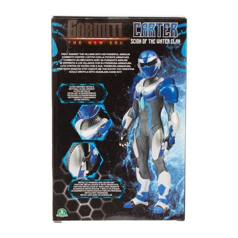 Figurine GORMITI articulée 27cm Scion armure eau pour combat