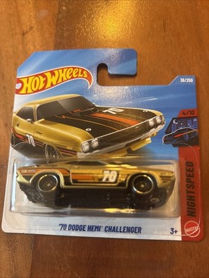 Hotwheels   70  Dodge Hemi Challenger Gold   HW Highspeed Neu und Ovp