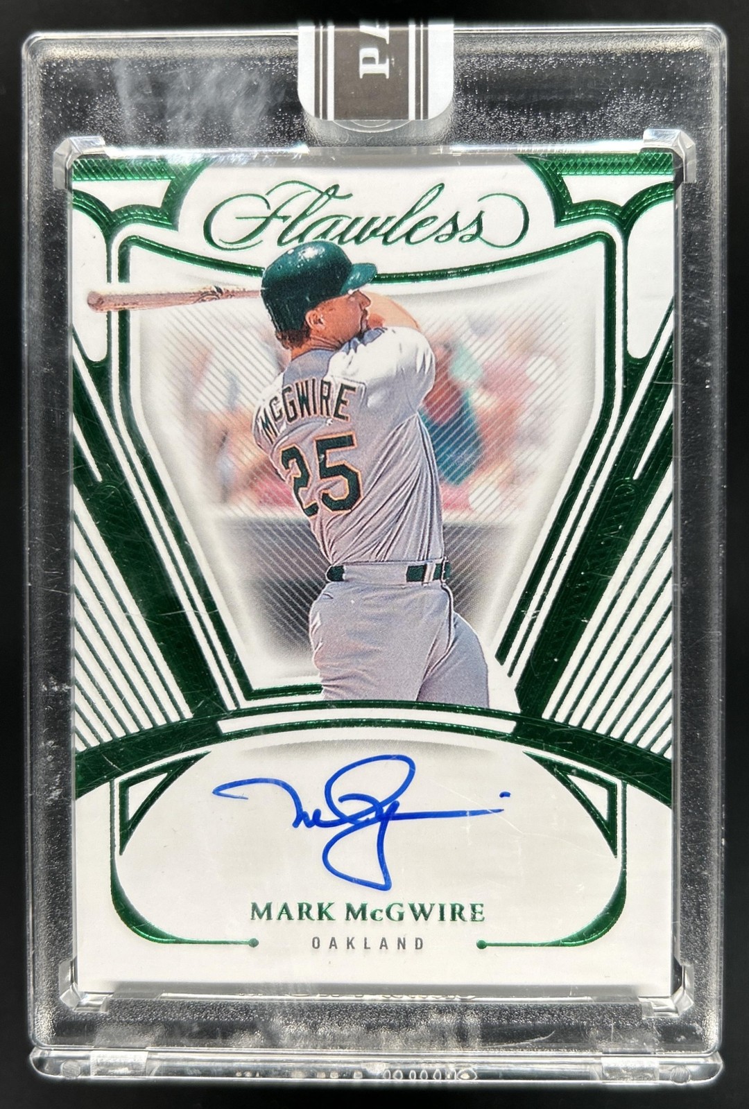 2026 Black Box Panini Flawless Mark McGwire Auto Autograph #1/1 Athletics view 1