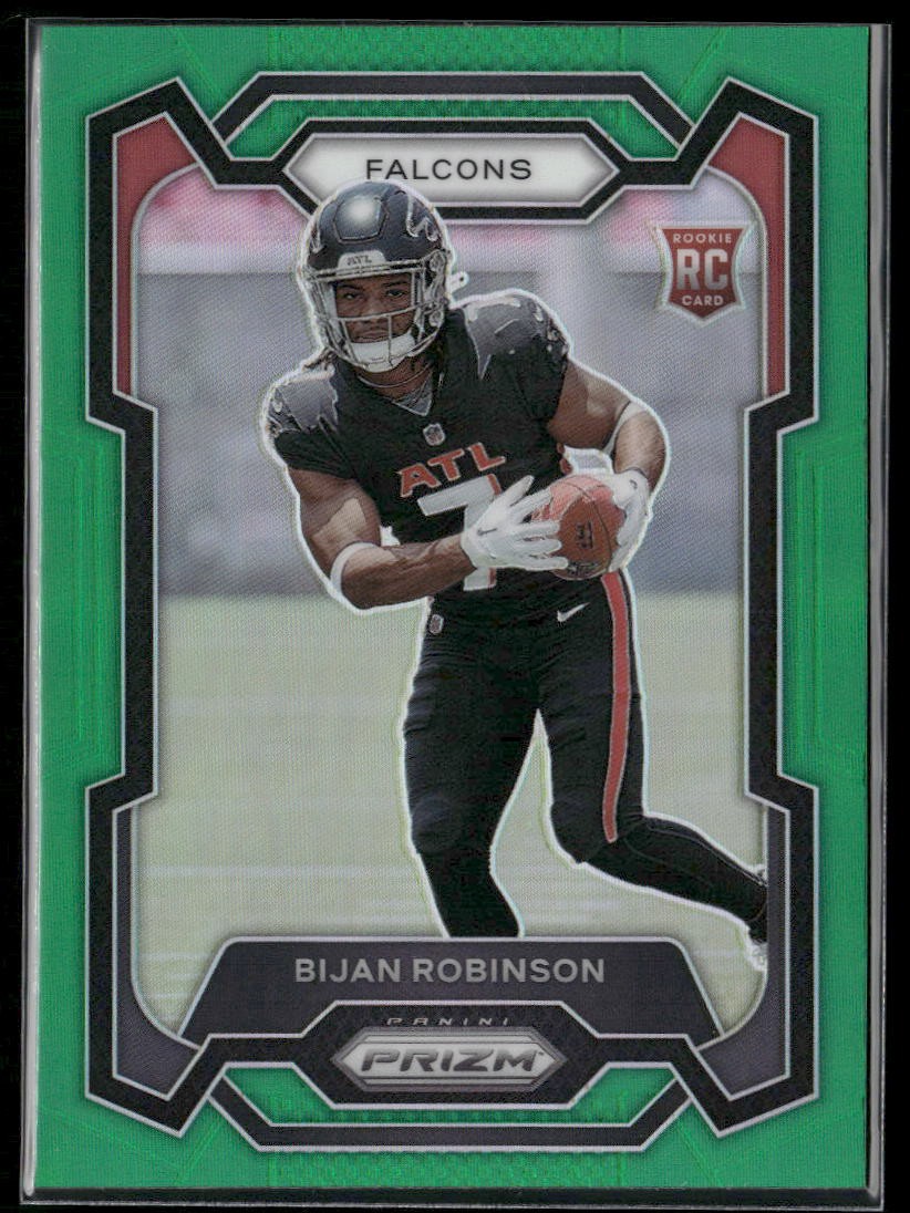 2023 Panini Prizm #305 Bijan Robinson Green RC