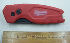 Milwaukee Fastback 48-22-1500 Red Utility Single Blade Locking Knife — photo 1