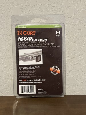 Trailer Wire Connector Mounting Bracket Curt Manufacturing 58002