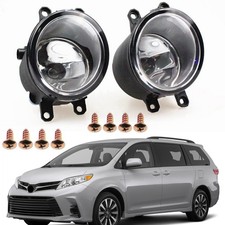 New Pair Of Fog Lights Lamps Front Bumper Rh Lh For Toyota Sienna 2011-2020 Us New Pair Of Fog Lights Lamps Front Bumper Rh Lh For Toyota Sienna 2011-2020 Us