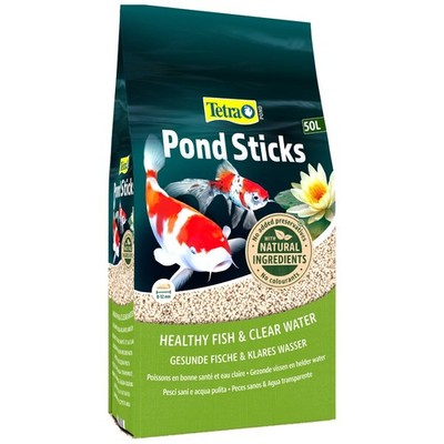Tetra Pond Sticks 50 l Fischfutter Teich Hauptfutter hohe Verdaulichkeit
