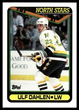 1990-91 Topps #12a Ulf Dahlen Minnesota North Stars Hockey Card