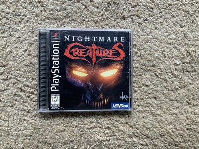 Nightmare Creatures Ps1 PlayStation Black Label CIB Reg Card Near Mint Condition