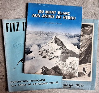 LOT 3 MAGAZINES MONTAGNE HIMALAYA 1950 FRITZ ROY 1951 ANDES MONT BLANC 1952 RARE