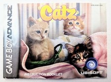 MANUAL ONLY Catz Nintendo Gameboy Advance Instruction Booklet