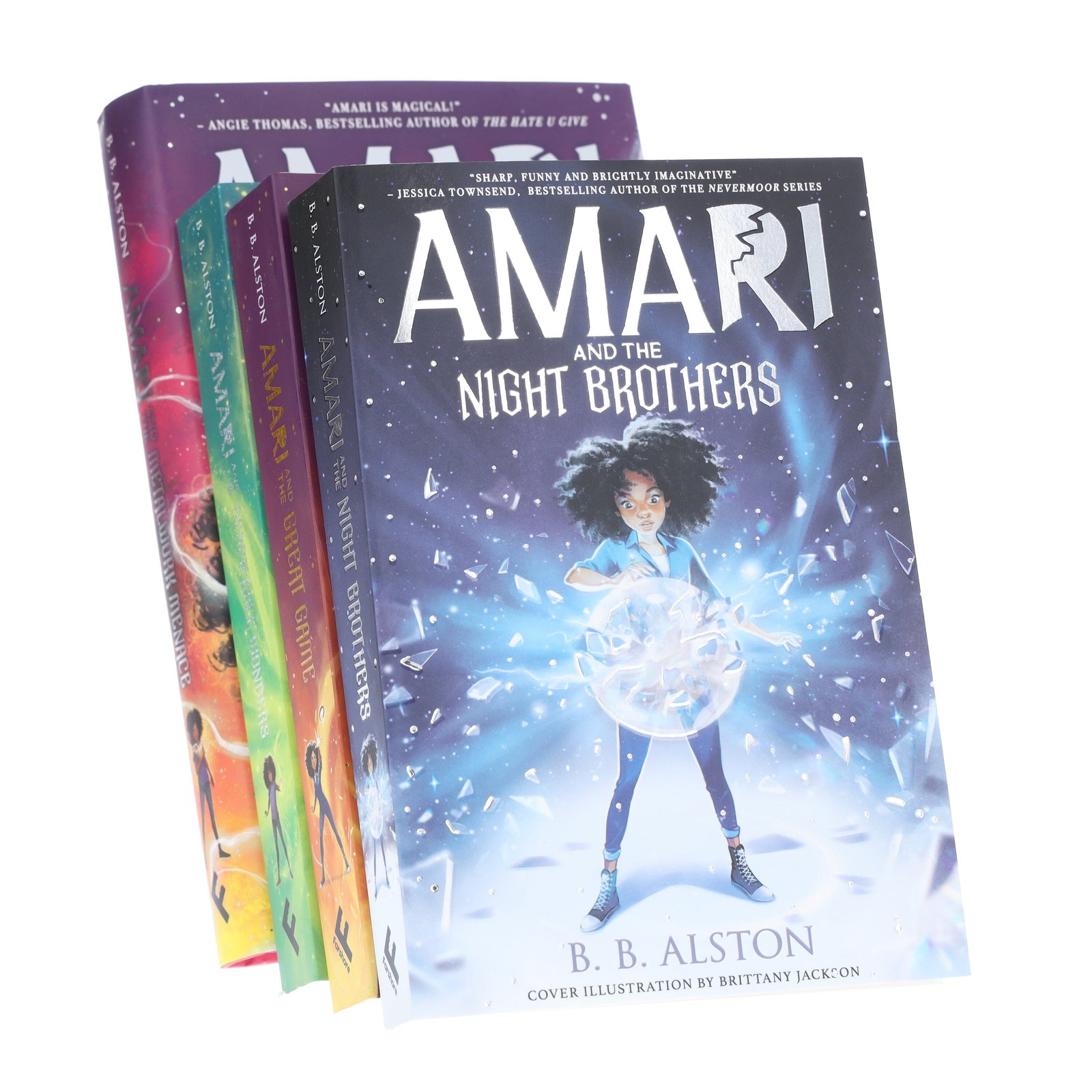Amari and the Night Brothers Series by BB Alston 4 Books Set - Ages 8-12 - PB/HB