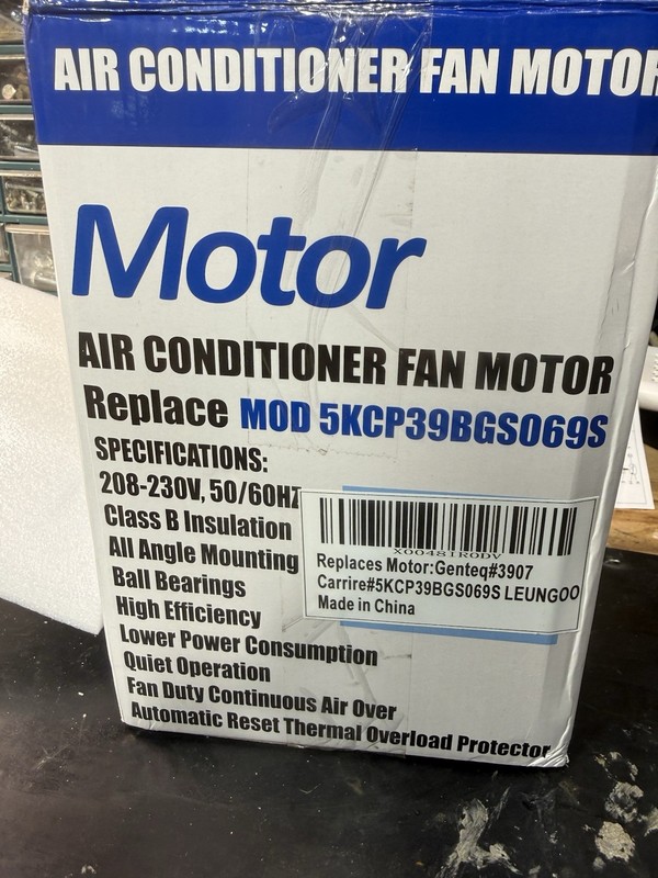 Leungoo Model LE#3907 Air Conditioner Fan Motor  See Description And Pictures