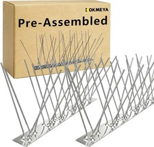 Bird Spikes 24.6ft / 7.5M 304 Stainless Steel Keep Birds Away 30ct 33%OFF SALE!