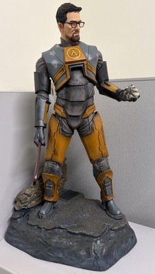 Steam Half Life Dr. Gordon Freeman 1/4 Scale Figure Gaming Heads