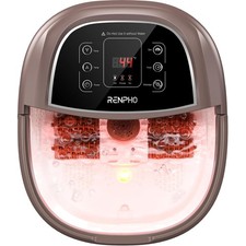 - Fußbad mit Massagefunktion und Timer, Fußsprudelbad, Fußmassagegerät elektr...