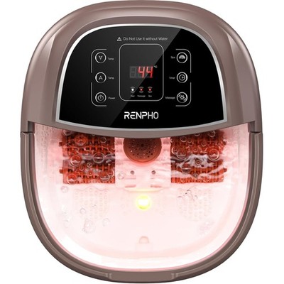 - Fußbad mit Massagefunktion und Timer, Fußsprudelbad, Fußmassagegerät elektr...