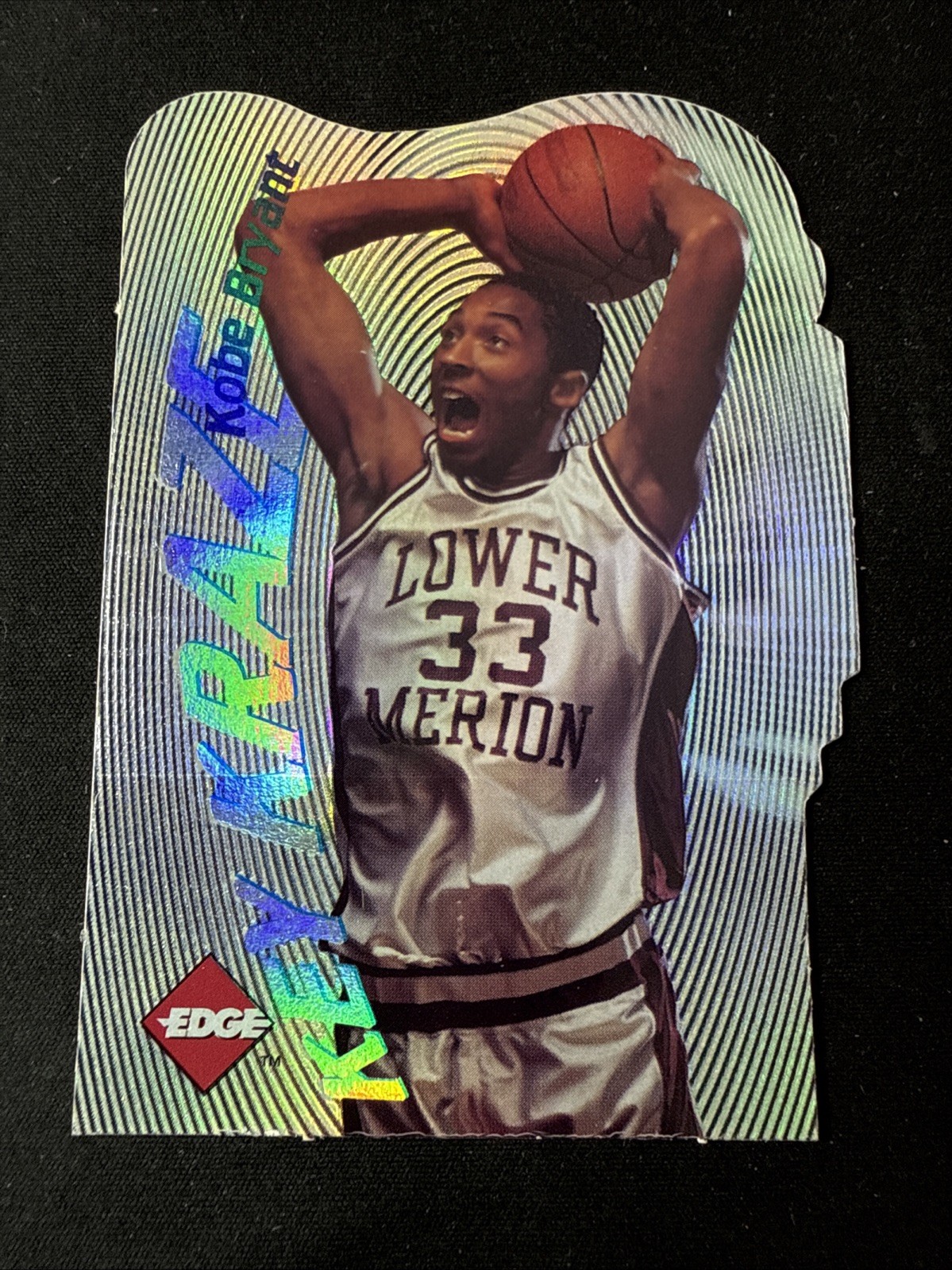 KOBE BRYANT 1996-97 COLLECTOR'S EDGE KEY KRAZE ROOKIE DIE CUT RC /3100