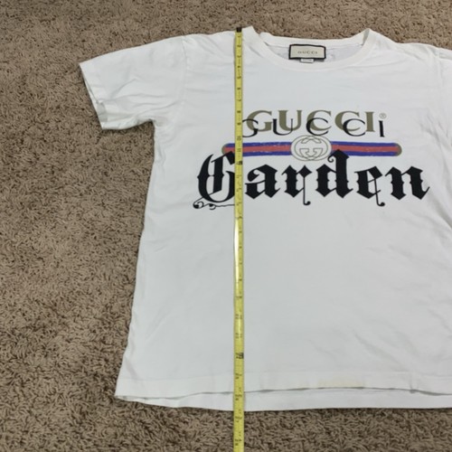 READ! Gucci Garden Washed Logo White T-Shirt with Owl - Made In Italy - READ - Picture 23 of 24