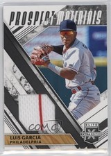 2019 Panini Elite Extra Edition Prospect Materials Black Luis Garcia #PM-LG 10k8