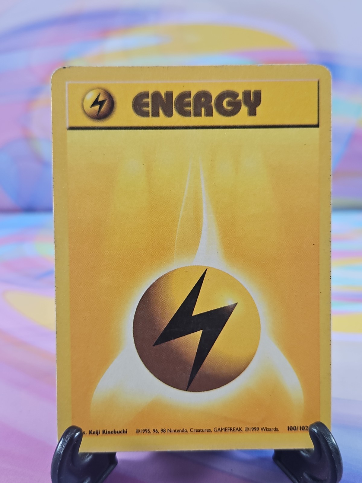 Pokemon TCG Base Set Card | Lightning Energy 100/102 Common MP