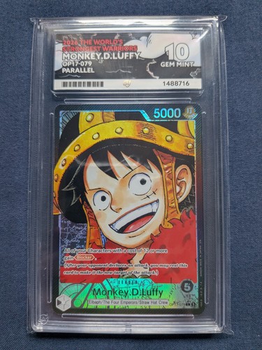 Monkey.D.Luffy (Alternate Art) graded ACE 10 for sale on eBay