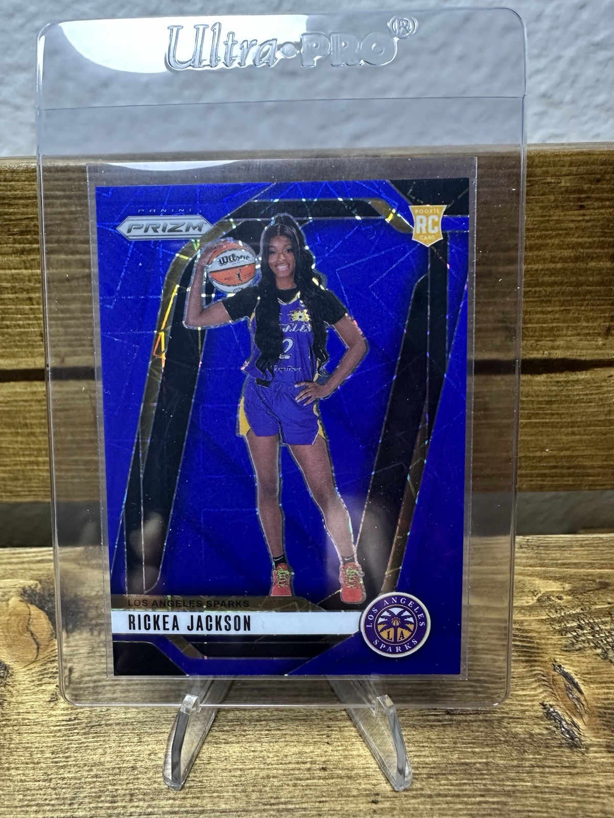 2024 Panini Prizm WNBA - Rickea Jackson #144 Blue Velocity Prizm (RC)