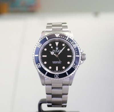 Rolex Submariner No Date Two-Liner Servicehistorie
