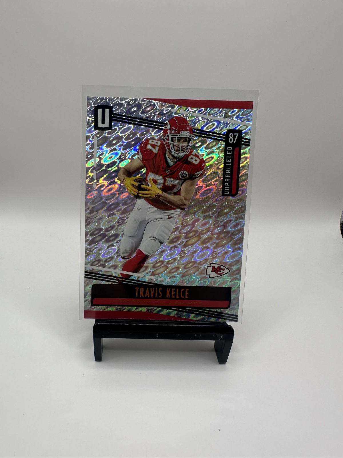 2019 Panini Unparalleled #85 Travis Kelce Flight Chiefs B2