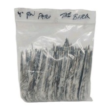 100pk Archery Arrow Feathers 4" Right Wing: Parabolic Camo Tre Bark(Black White)