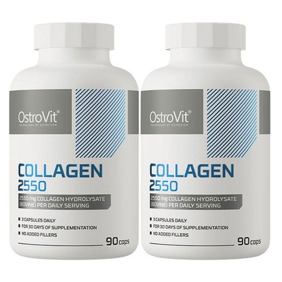 COLLAGEN 2550 mg - 90-180 Capsules - Health of skin, nails, hair, joints, bones
