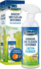 Bactador Enzymreiniger Spray 750Ml - Geruchsentferner & Fleckenentferner, Hundeu