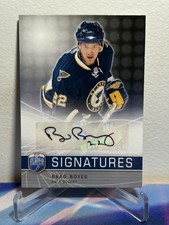 2008-09 Upper Deck BE A PLAYER Hockey BRAD BOYES #S-BB SIGNATURES AUTO