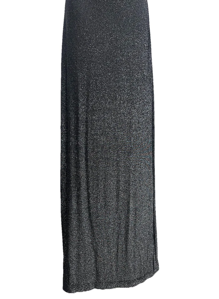 Maxi Vestido De Colección Años 90 City Triangles Plateado Brillo Glamour Capricho Grunge Y2k Talla M Foto 4 de 4