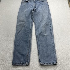 Vintage Levis 550 Jeans Mens 36x34 Blue Relaxed Tapered USA Made 90s Light Wash