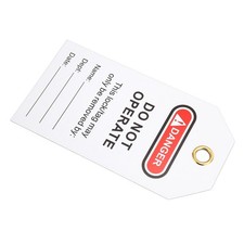 20x Lockout Tagout Tag PVC Plastic Warning Effect Safety Loto Sign For Equip HOT