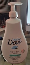  NEW BABY DOVE Tip To Toe Wash SENSITIVE MOISTURE 20 FL oz FRAGRANCE FREE PUMP