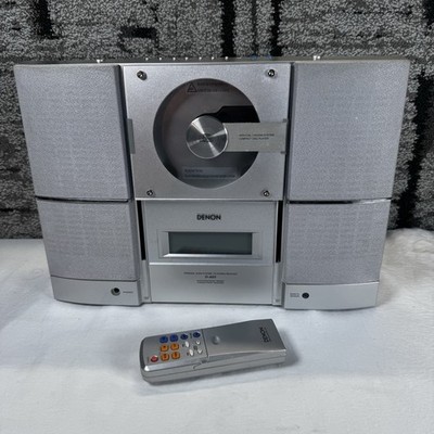 Denon D-A03 Vertical Style Personal Audio System With Oem Remote  read  Working!